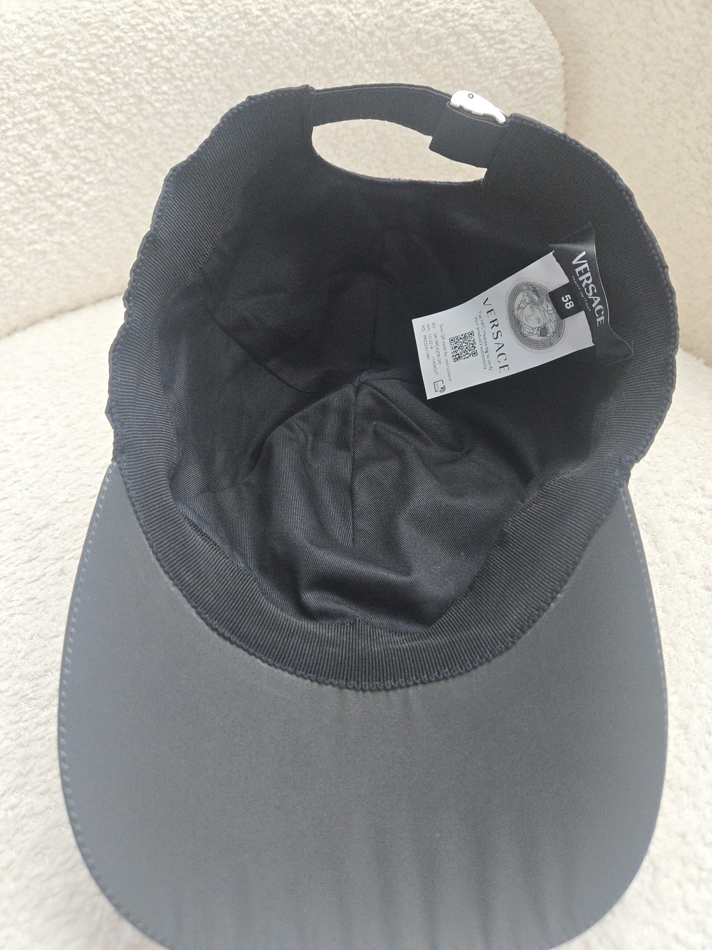 VERSACE EUC Multicolor Nylon Baseball Cap – Size 58 - Picture 8 of 14